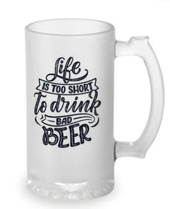 16oz frosted beer mug